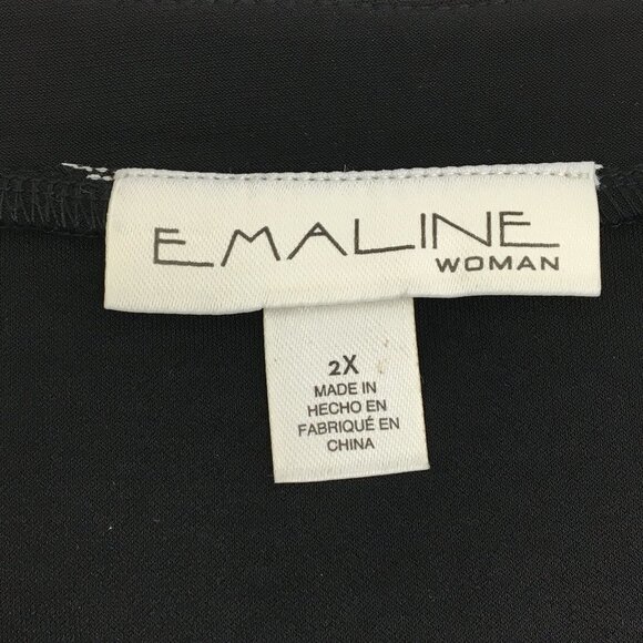 Emaline Women's Montarey Sleeveless Multi-Color Floral Blouse Size 2X NWT - Picture 6 of 7